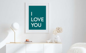 Affiche "I Love You" – Image 2