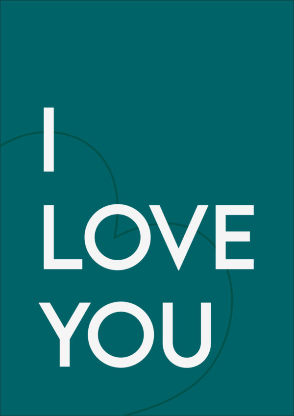 Affiche "I Love You"