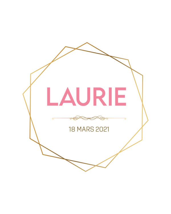 Affiche naissance à personnaliser