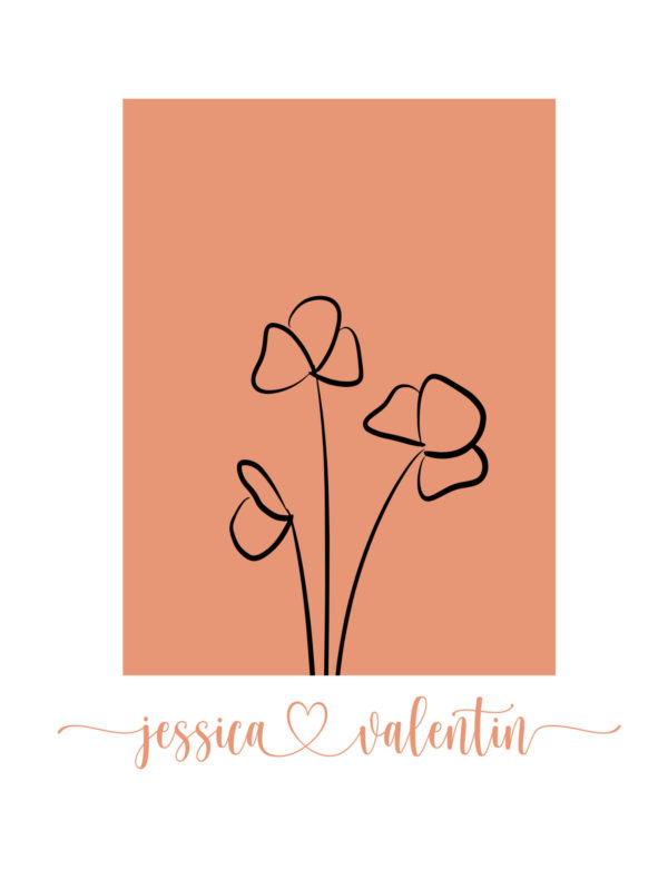 Poster Saint-Valentin à personnaliser